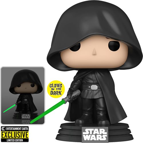 Funko US Exclusive - Star Wars: The Mandalorian Luke Glow-in-the-Dark Pop! Vinyl Figure - Entertainment Earth Exclusive
