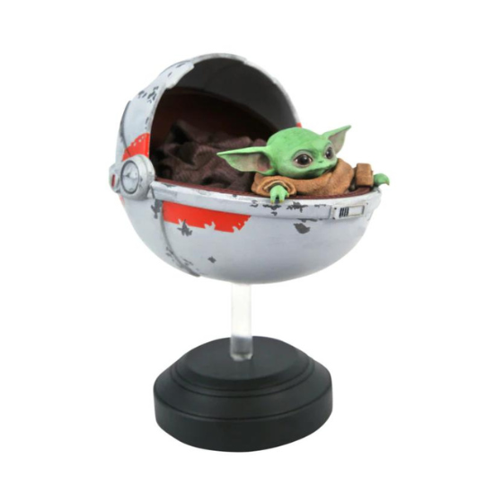 Star Wars: The Mandalorian - The Child with Pram Statue - 1/2 Scale