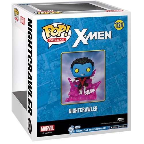 Funko US Exclusive - X-Men Teleporting Nightcrawler Glow-in-the-Dark Deluxe Pop! Vinyl Figure - Previews Exclusive