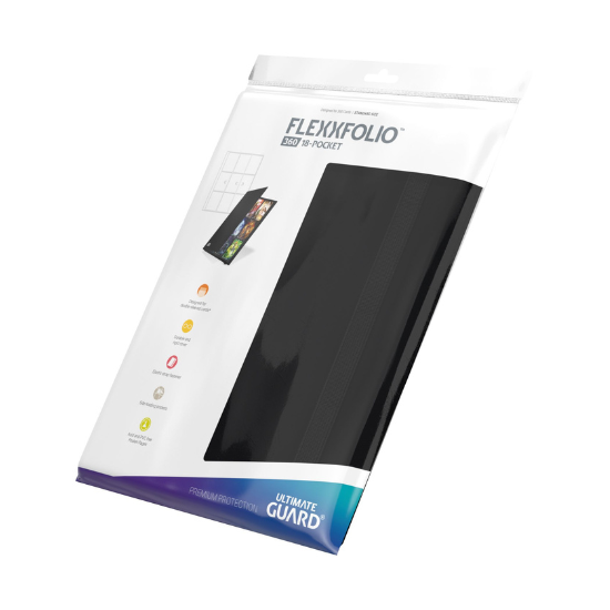 Ultimate Guard 18-Pocket FlexXfolio Black Folder