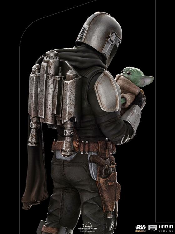Star Wars: Mandalorian - Mandalorian and Grogu Statue - 1/10 Scale