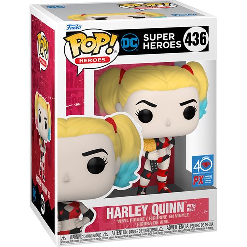Funko US Exclusive - DC Comics Harley Quinn with Belt Pop! Vinyl Figure - Previews Exclusive