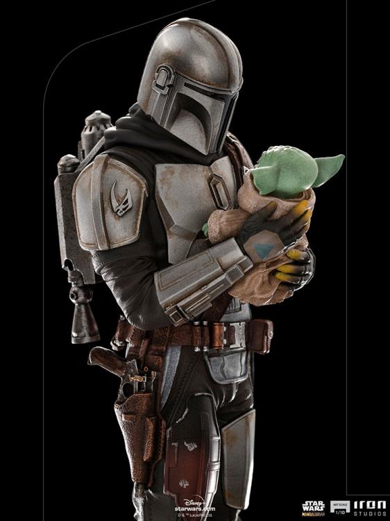 Star Wars: Mandalorian - Mandalorian and Grogu Statue - 1/10 Scale