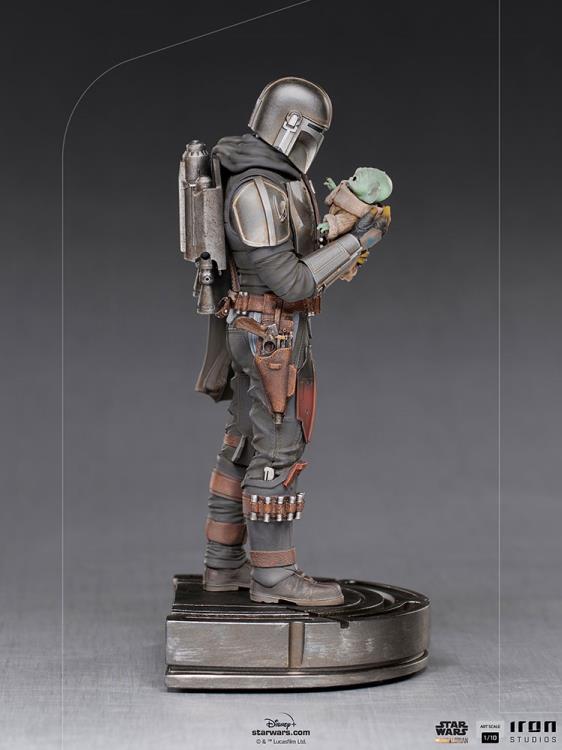 Star Wars: Mandalorian - Mandalorian and Grogu Statue - 1/10 Scale