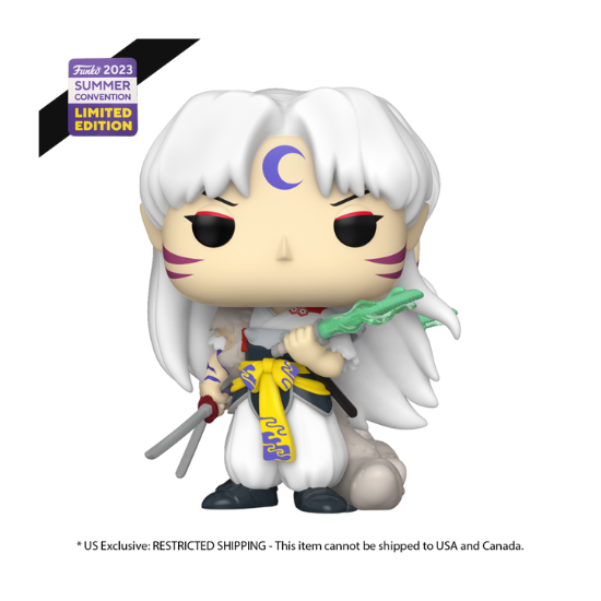 Funko: Inuyasha - Sesshomaru SDCC 2023 US Exclusive Glow Pop! Vinyl