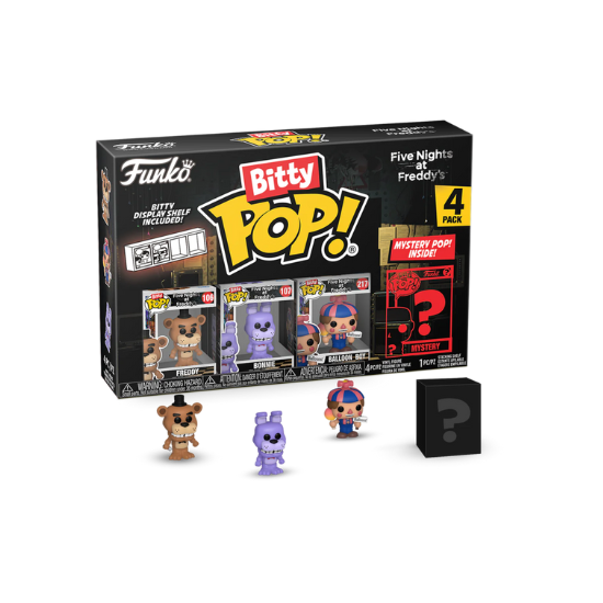 Funko: Five Nights at Freddy's - Freddy Bitty Pop! 4-Pack