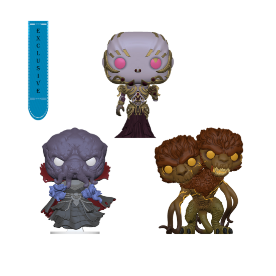 Funko: Dungeons & Dragons - Vecna, Mind Flayer & Demogorgon US Exclusive Pop! Vinyl 3-Pack