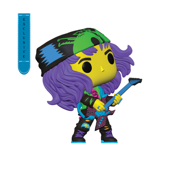 Funko: Stranger Things - Hunter Eddie with Guitar US Exclusive Blacklight Pop! Vinyl