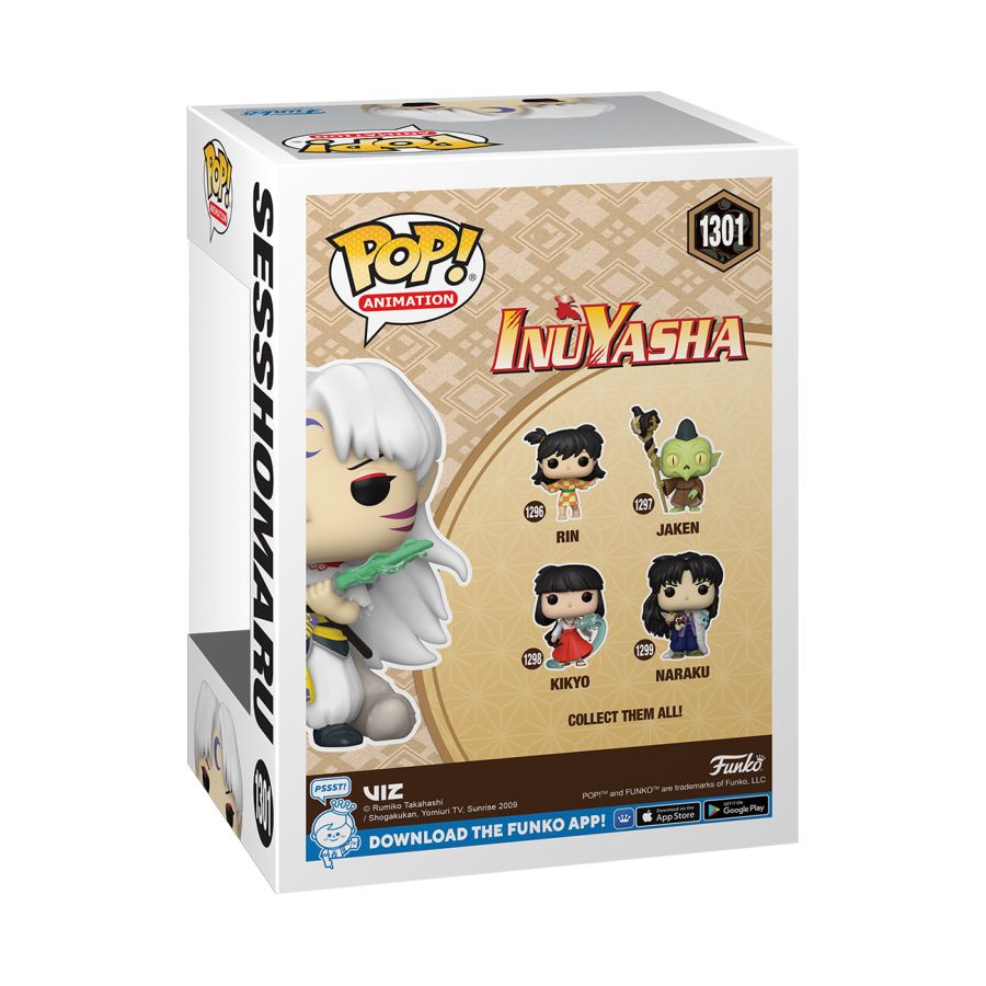 Funko: Inuyasha - Sesshomaru SDCC 2023 US Exclusive Glow Pop! Vinyl