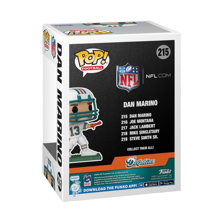 Funko: NFL: Legends - Dan Marino (Dolphins) Pop! Vinyl