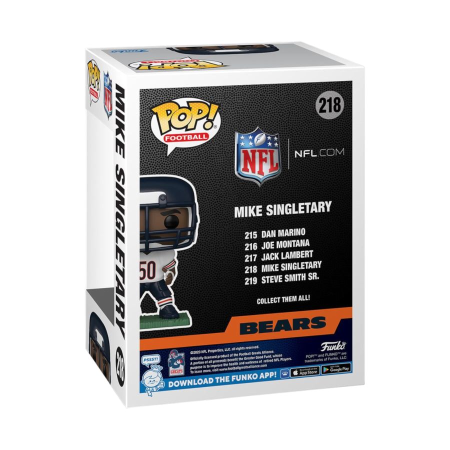 Funko: NFL: Legends - Mike Singletary (Bears) Pop! Vinyl