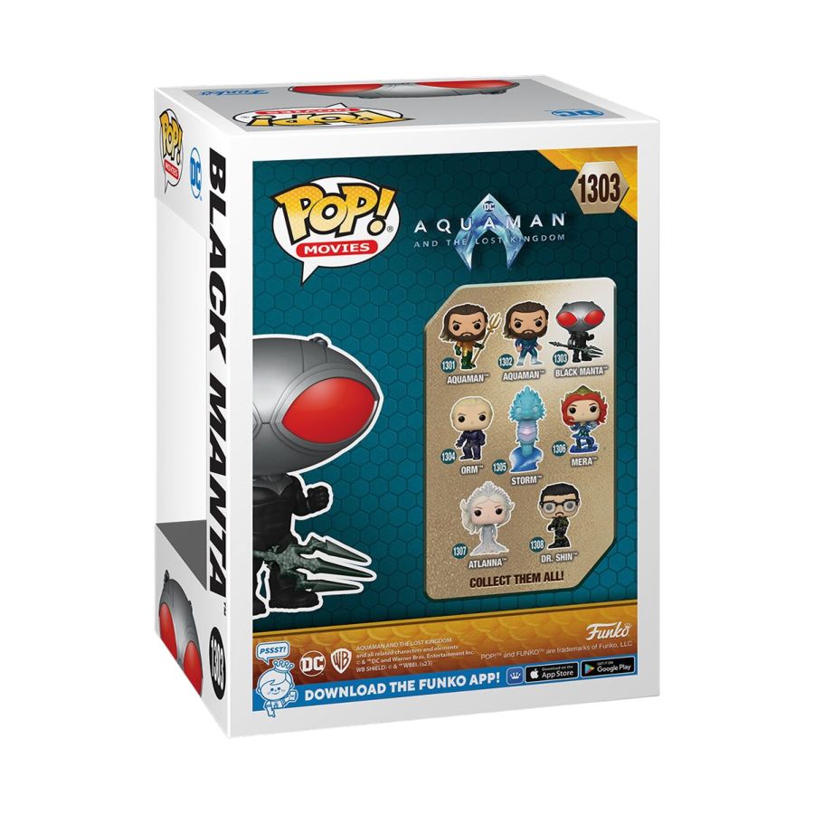Funko: Aquaman and the Lost Kingdom - Black Manta Pop! Vinyl
