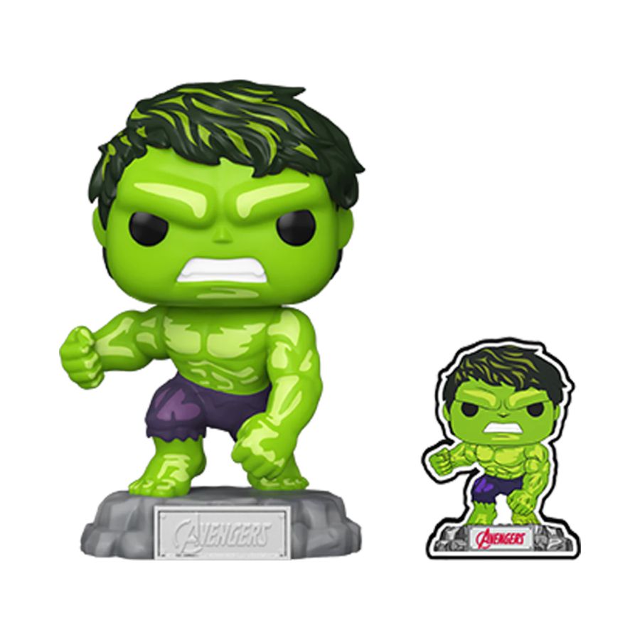 Funko: Avengers 60th - Hulk (Comic) with Pin US Exclusive Pop! Vinyl