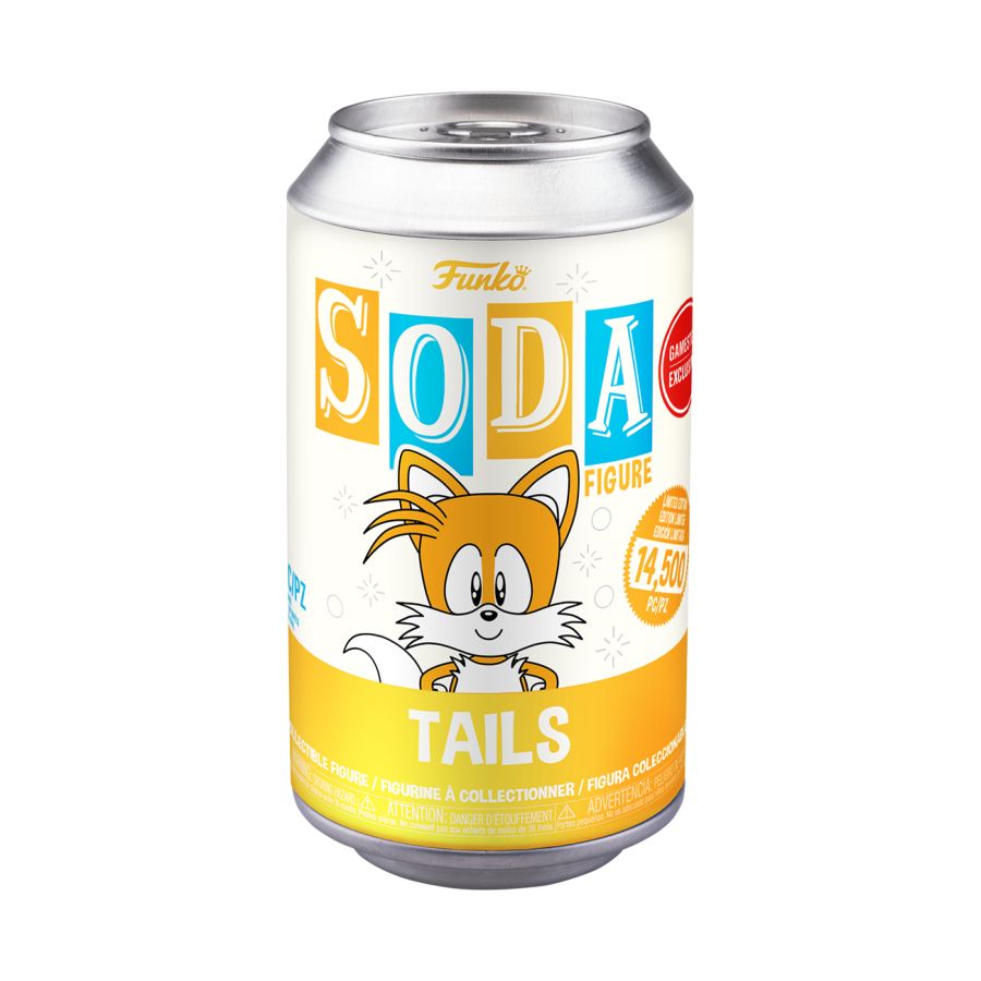 Funko Soda: Sonic - Tails US Exclusive Vinyl Soda (Chance of Chase)
