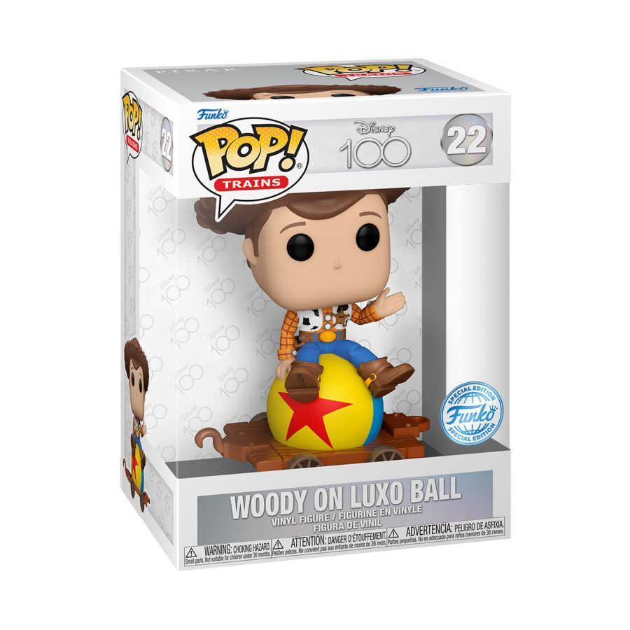 Funko: Disney: D100 - Woody US Exclusive Pop! Train Carriage
