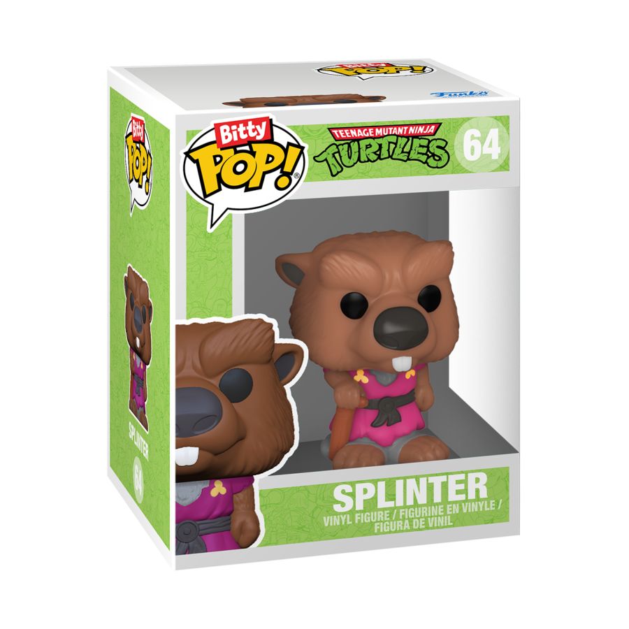 Funko: Teenage Mutant Ninja Turtles - Splinter Bitty Pop! 4-Pack