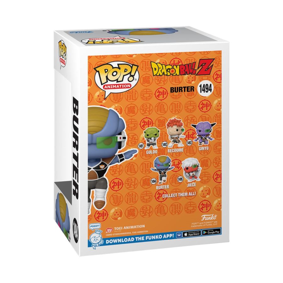 Funko: Dragonball Z - Burter US Exclusive Glow Pop! Vinyl