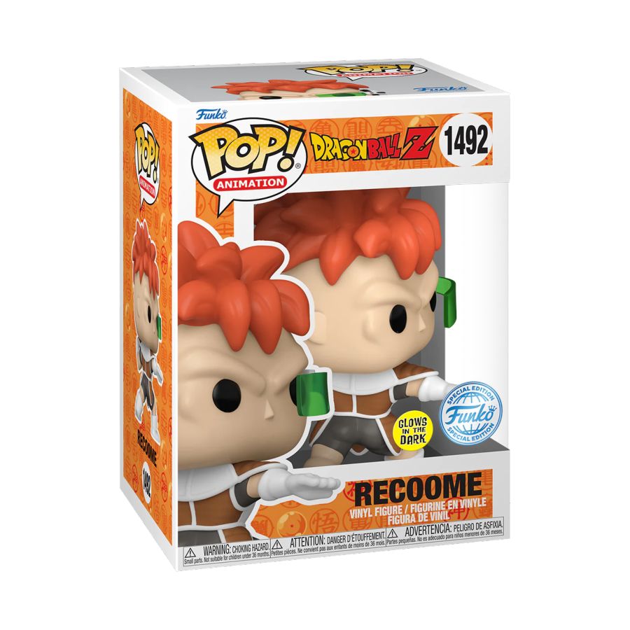 Funko: Dragonball Z - Recoome US Exclusive Glow Pop! Vinyl