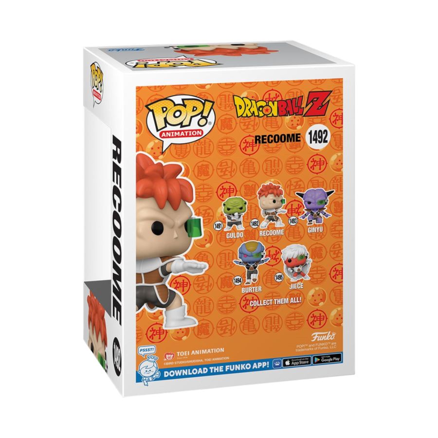 Funko: Dragonball Z - Recoome US Exclusive Glow Pop! Vinyl