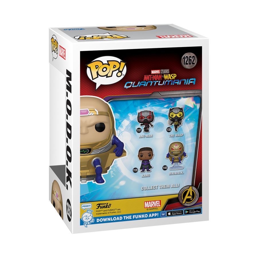 Funko: Ant-Man and the Wasp: Quantumania - M.O.D.O.K Unmasked SDCC 2023 US Exclusive Pop! Vinyl