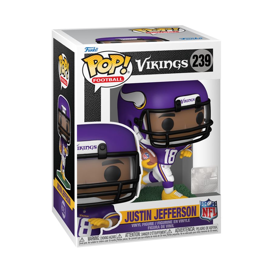 Funko: NFL: Vikings - Justin Jefferson Pop! Vinyl
