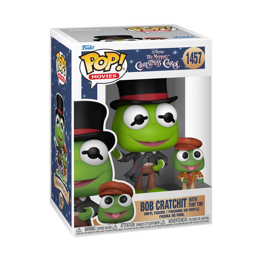 Funko: The Muppet's Christmas Carol - Kermit with Tiny Tim Pop! Vinyl