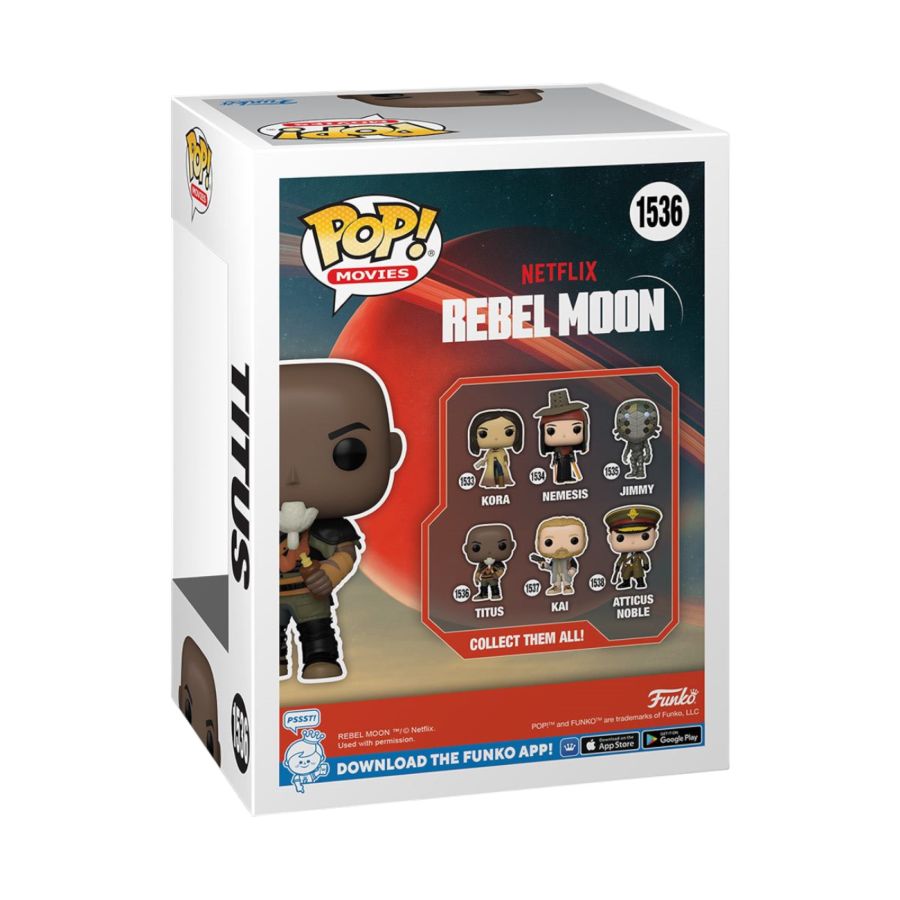 Funko: Rebel Moon - Titus Pop! Vinyl