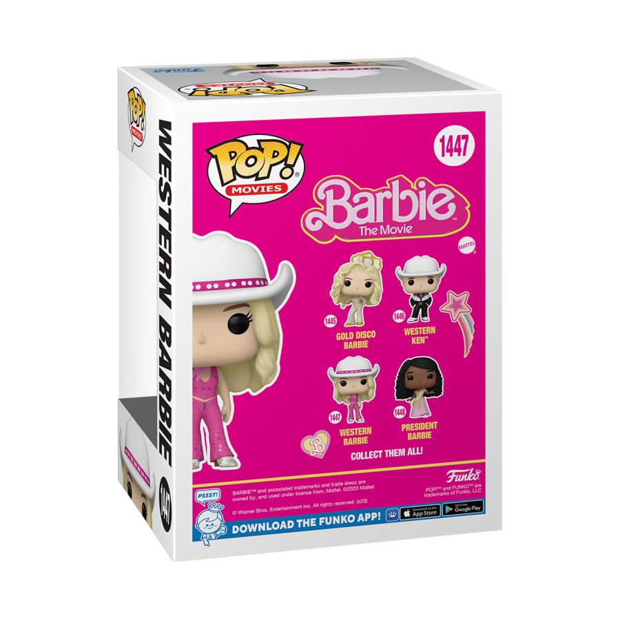 Funko: Barbie: The Movie (2023) - Western Barbie Pop! Vinyl