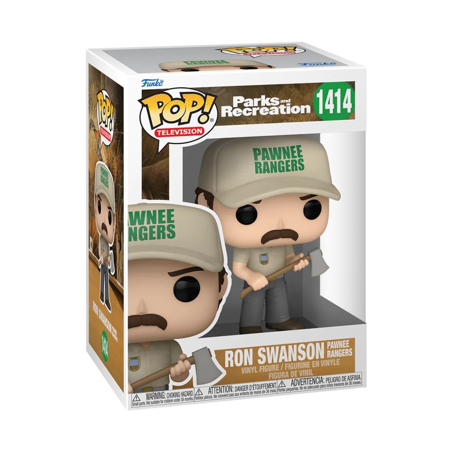 Funko: Parks & Recreation - Ron Swanson (Pawnee Rangers) Pop! Vinyl