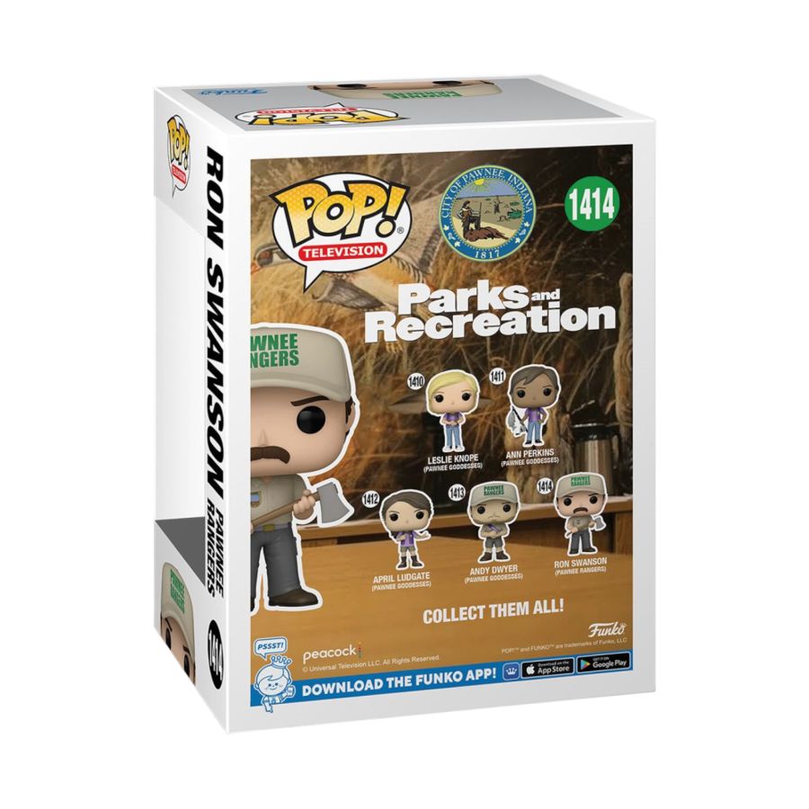 Funko: Parks & Recreation - Ron Swanson (Pawnee Rangers) Pop! Vinyl