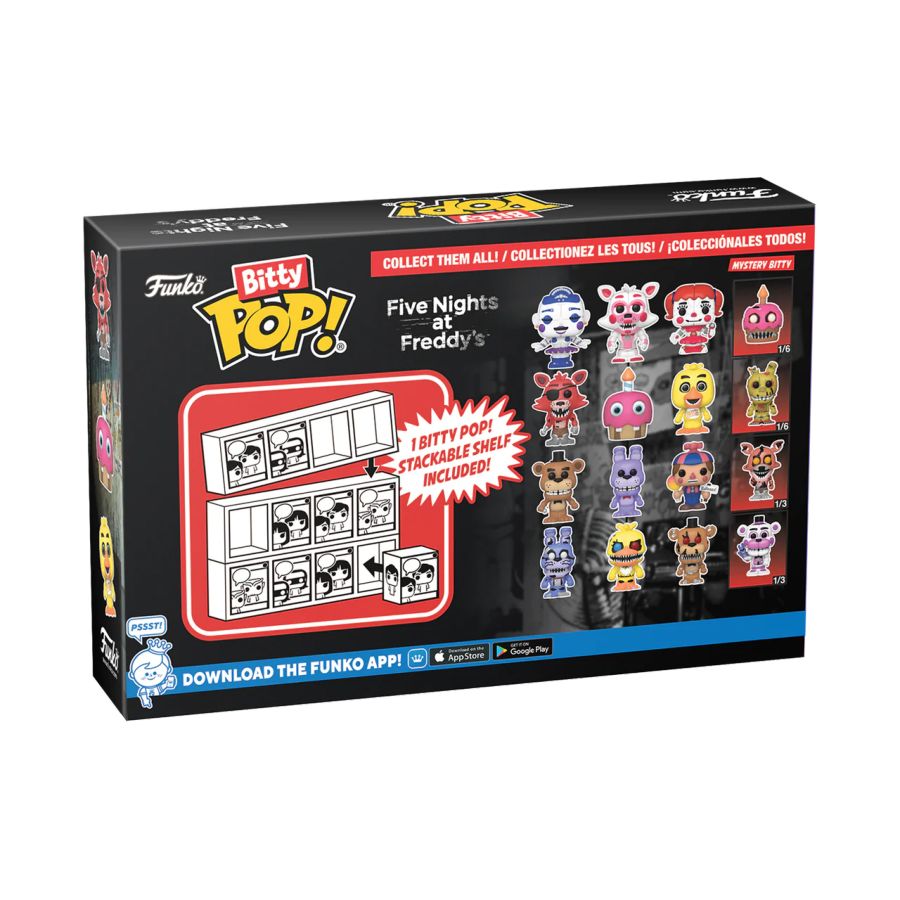 Funko: Five Nights at Freddy's - Foxy Bitty Pop! 4-Pack