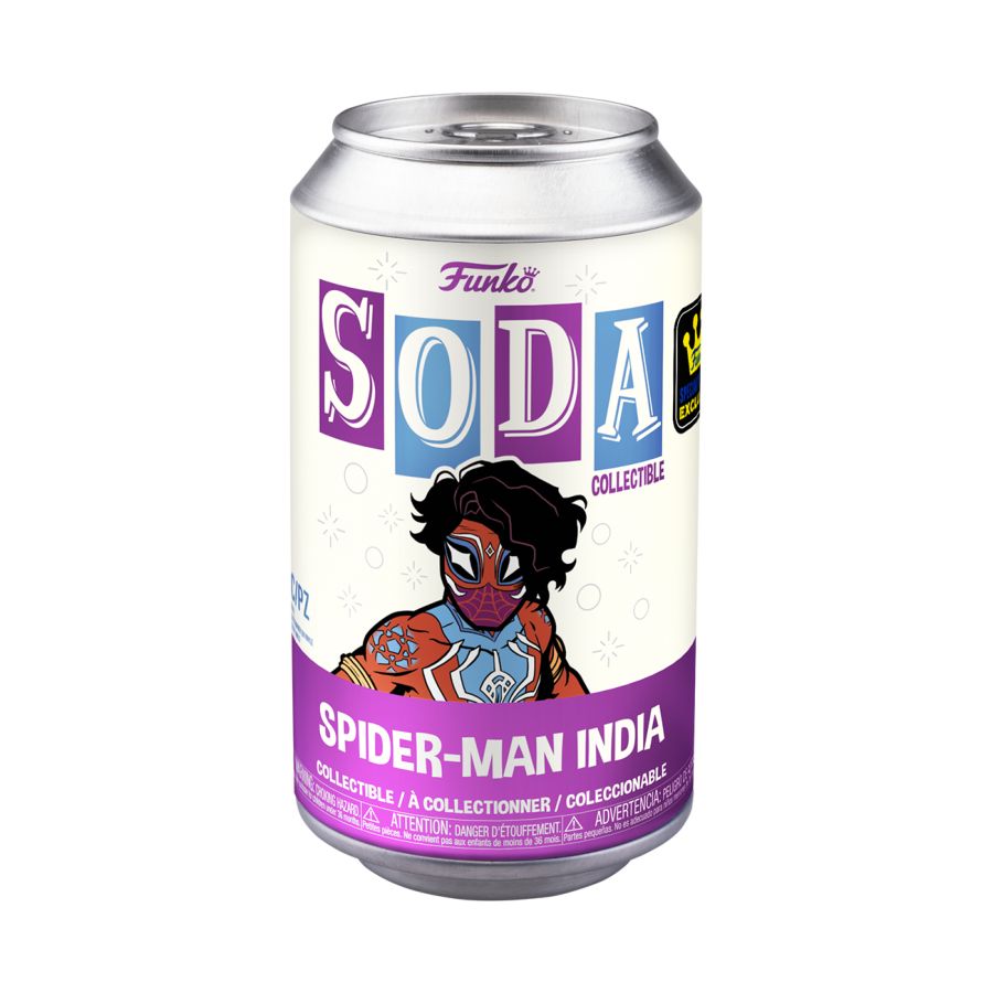 Funko Soda: Spider-Man: Across the Spider-Verse - 8 Pack Vinyl Soda Bundle