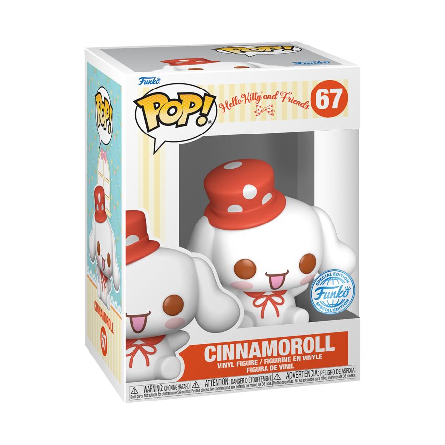 Funko: Sanrio - Cinnamoroll with Hat US Exclusive Pop! Vinyl