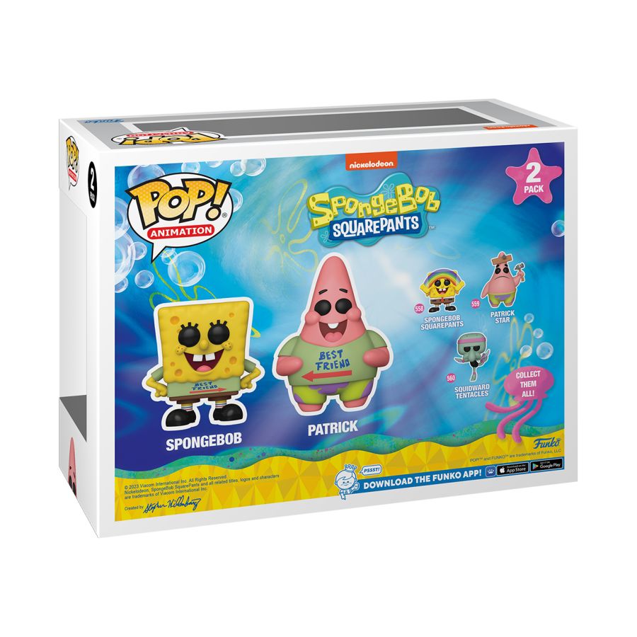Funko: SpongeBob Squarepants - Best Friends US Exclusive Pop! Vinyl 2-Pack