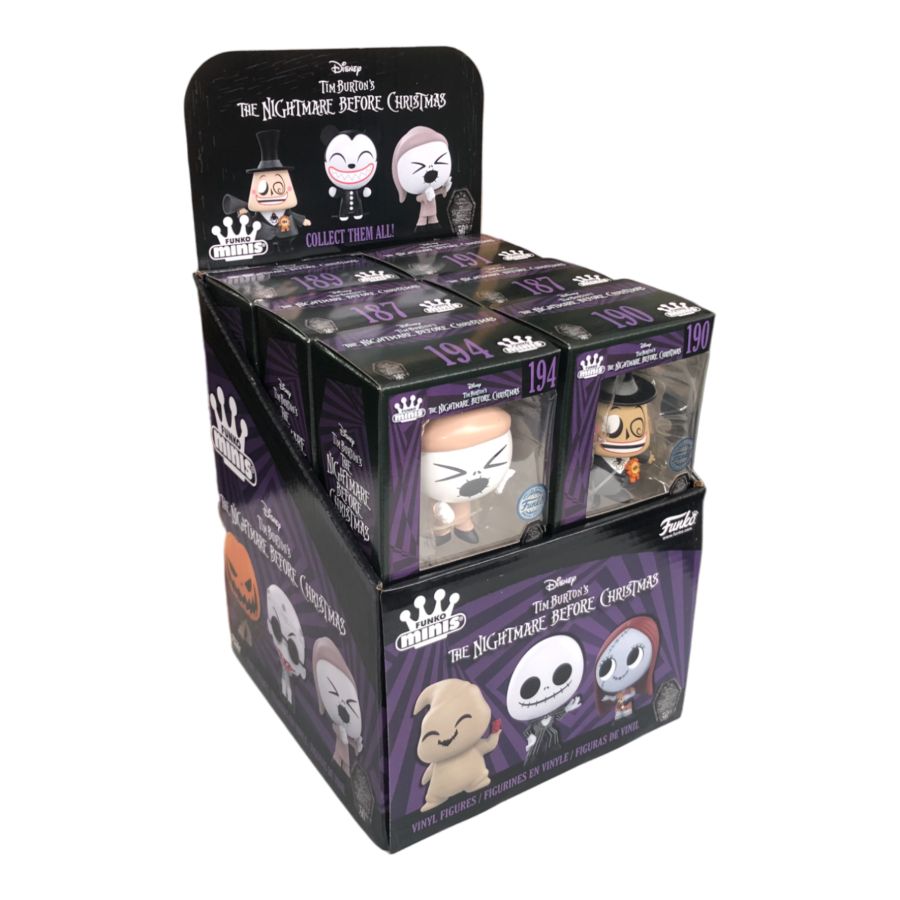 Funko: Nightmare Before Christmas - US Exclusive Mini Vinyl Figures (12ct)