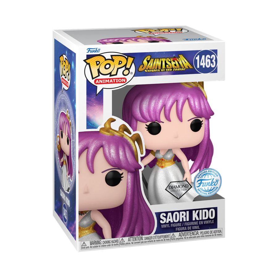 Funko: Saint Seiya - Saori Kido (Athena) US Exclusive Diamond Glitter Pop! Vinyl