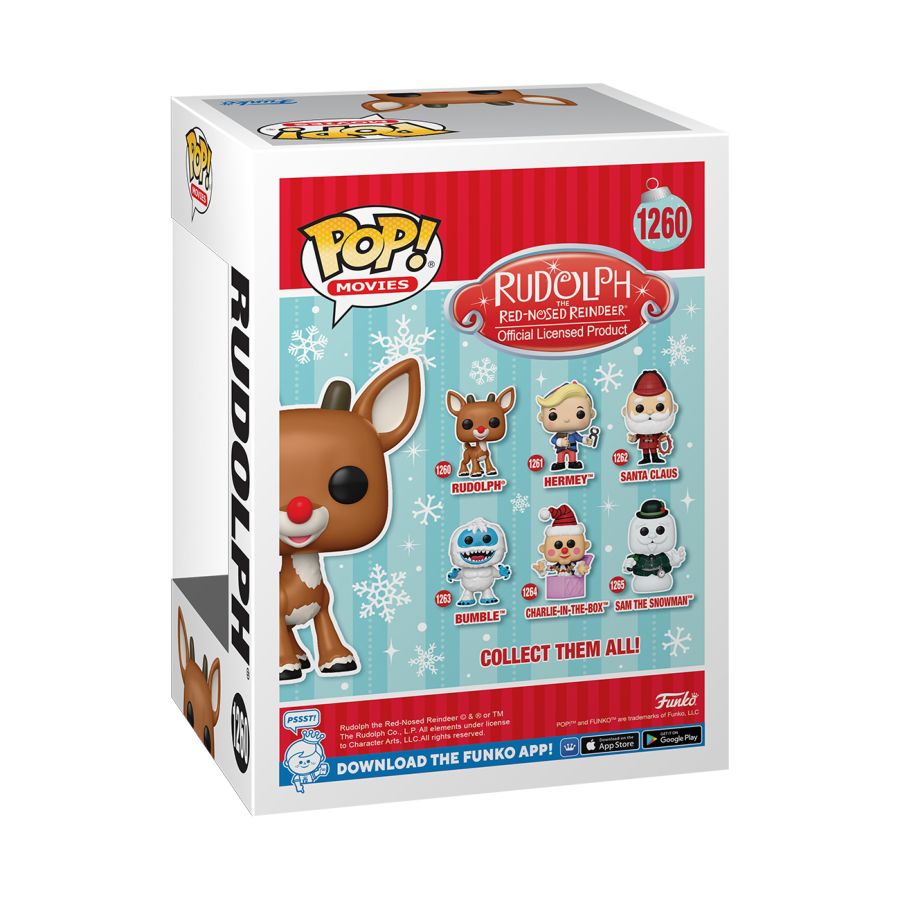 Funko: Rudolph - Rudolph US Exclusive Flocked Pop! Vinyl
