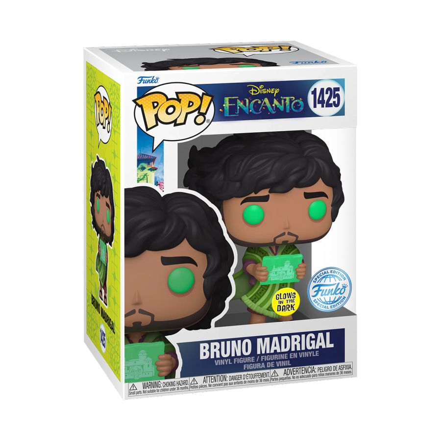 Funko: Encanto - Bruno with Prophecy US Exclusive Glow Pop! Vinyl