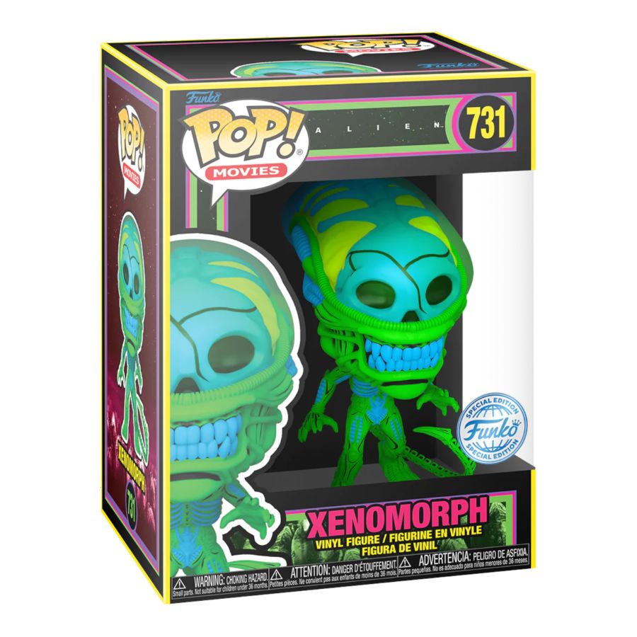 Funko: Alien - Xenomorph US Exclusive Blacklight Pop! Vinyl