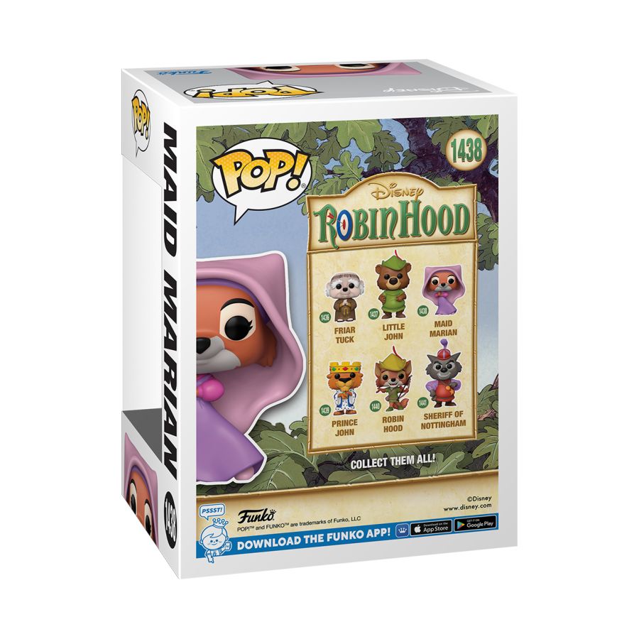 Funko: Robin Hood (1973) - Maid Marian Pop! Vinyl