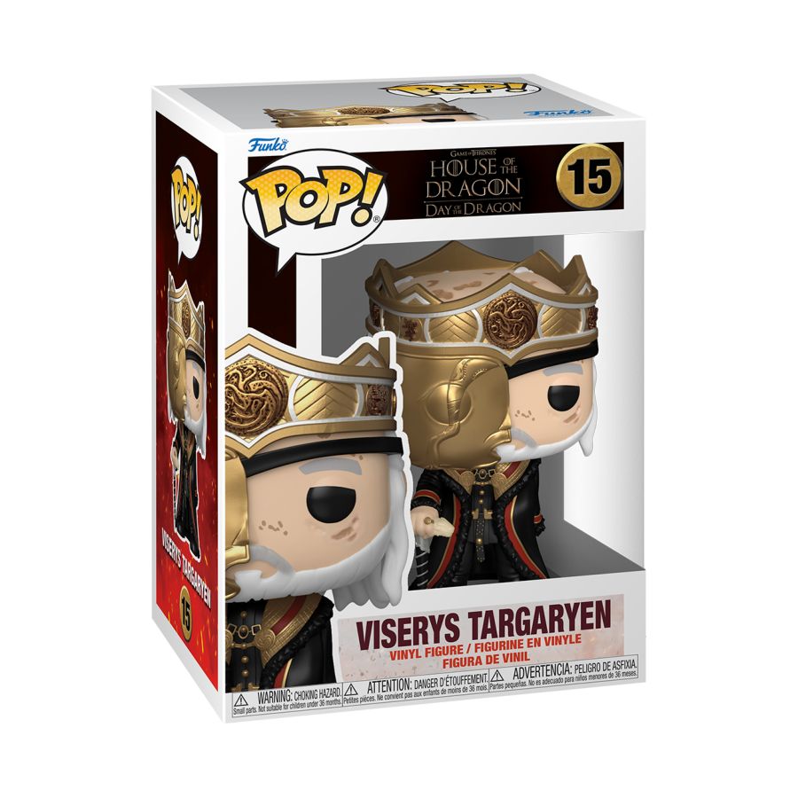 Funko: House of the Dragon - Viserys Targaryen (Masked) Pop! Vinyl (Chance of Chase)