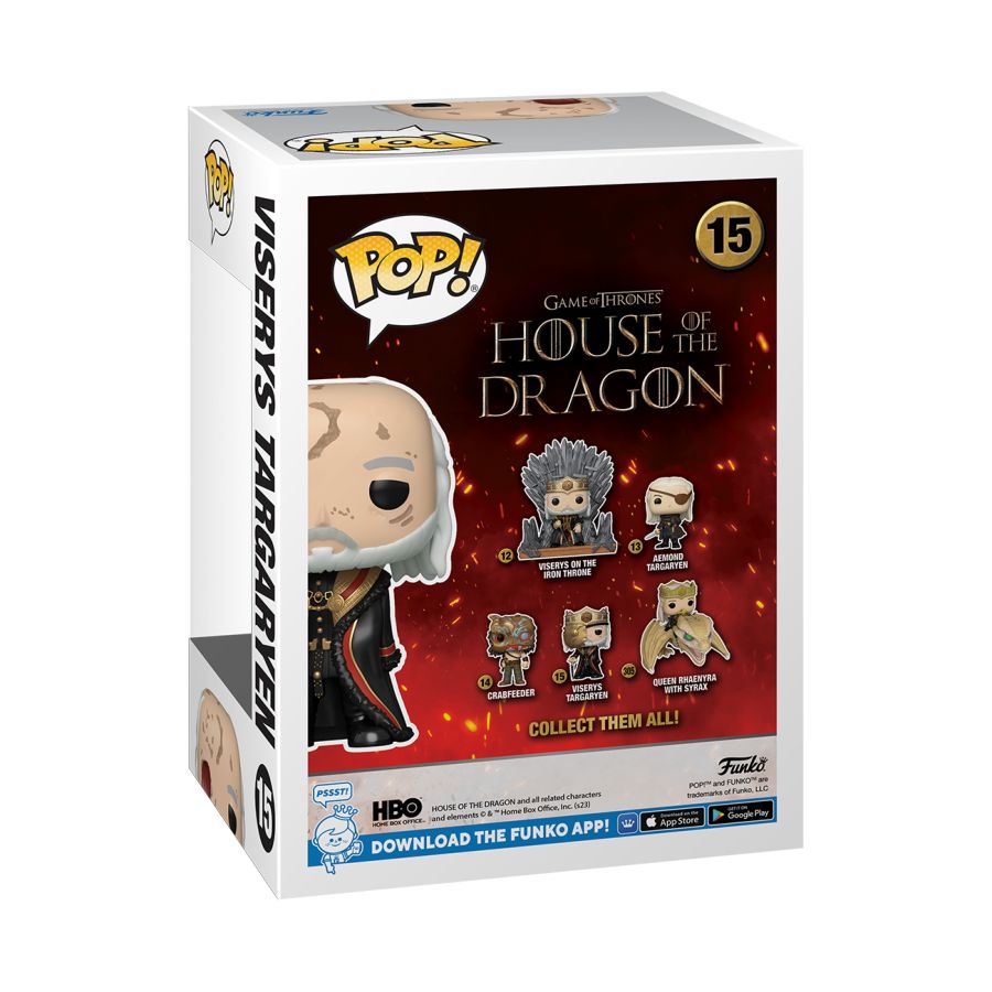 Funko: House of the Dragon - Viserys Targaryen (Masked) Pop! Vinyl (Chance of Chase)