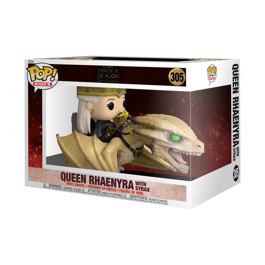 Funko: House of the Dragon - Rhaenyra with Syrax Pop! Ride