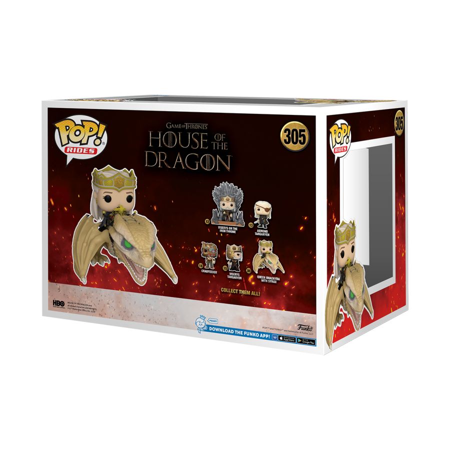 Funko: House of the Dragon - Rhaenyra with Syrax Pop! Ride