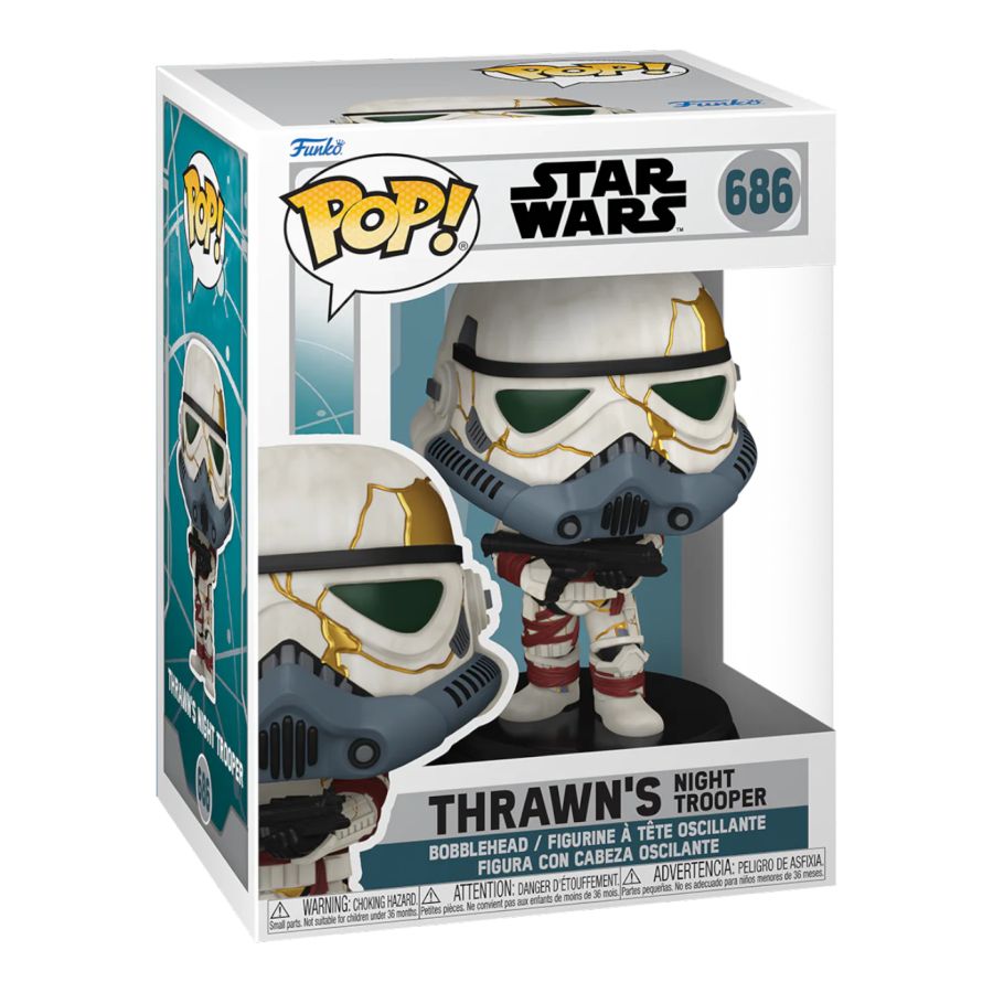 Funko: Star Wars: Ahsoka (TV) - Thrawn's Night Trooper (White/Grey Helmet) Pop! Vinyl