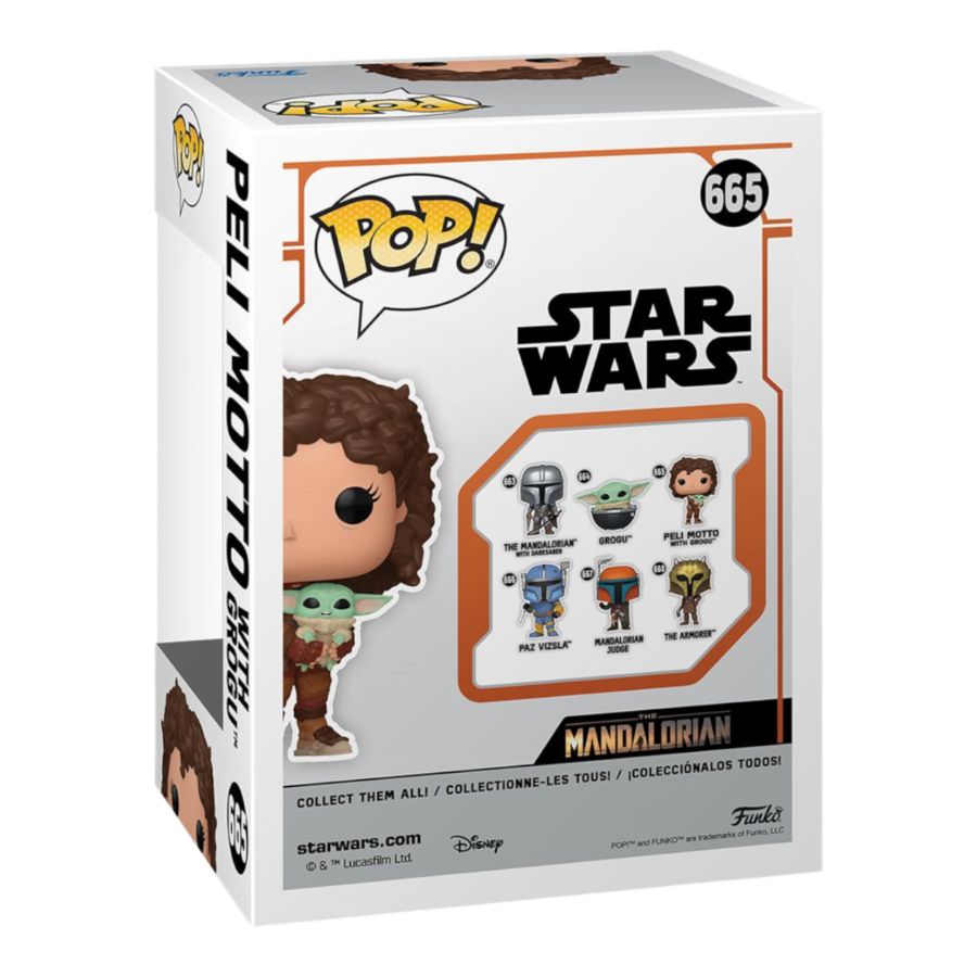 Funko: Star Wars: Mandalorian - Peli Motto & Grogu Pop! Vinyl