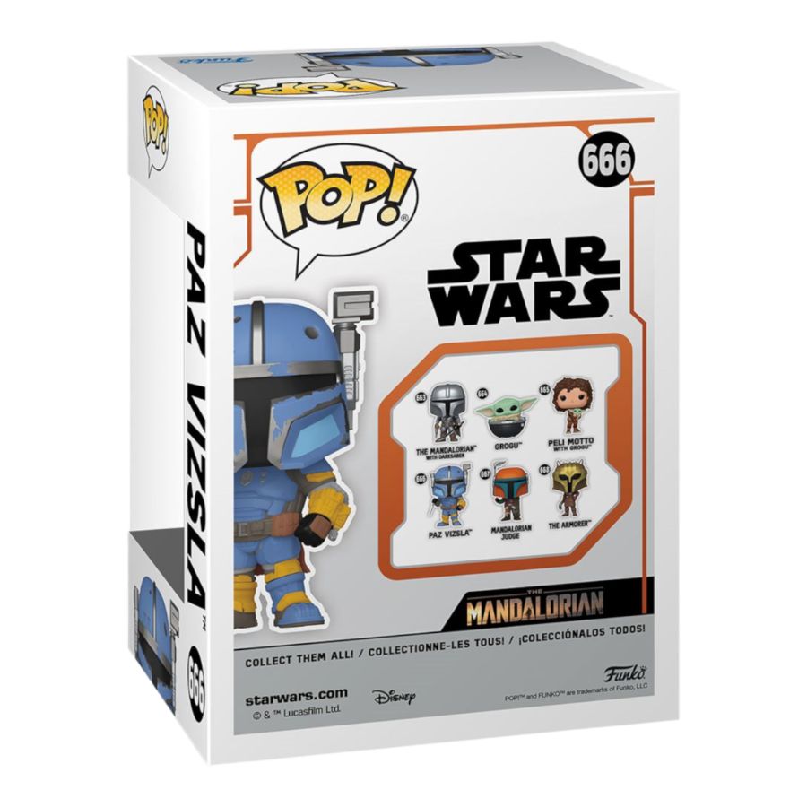 Funko: Star Wars: Mandalorian - Paz Vizsla! Pop! Vinyl
