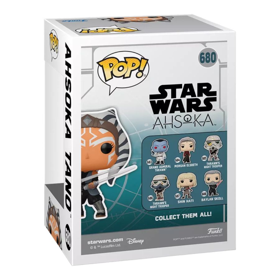 Funko: Star Wars: Ahsoka (TV) - Ahsoka Tano with Dual Lightsabers US Exclusive Pop! Vinyl