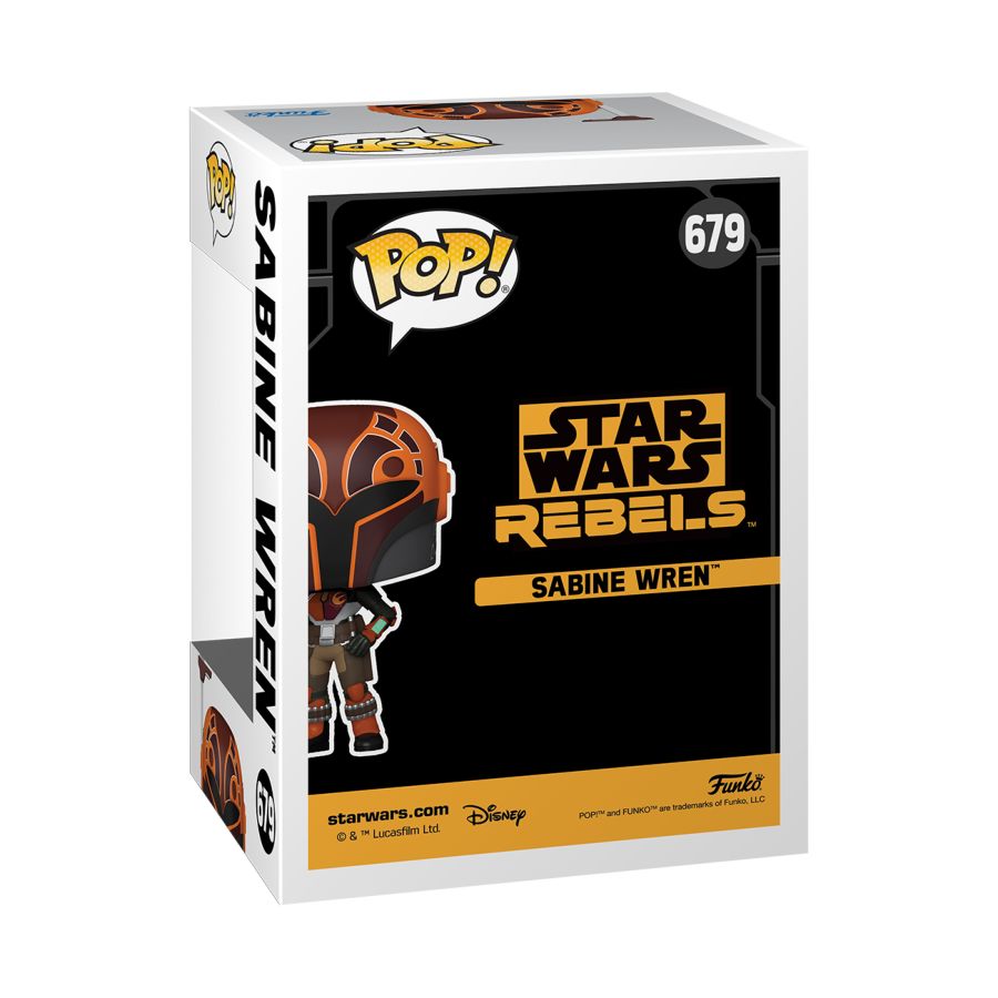 Funko: Star Wars: Rebels - Sabine Wren US Exclusive Metallic Pop! Vinyl