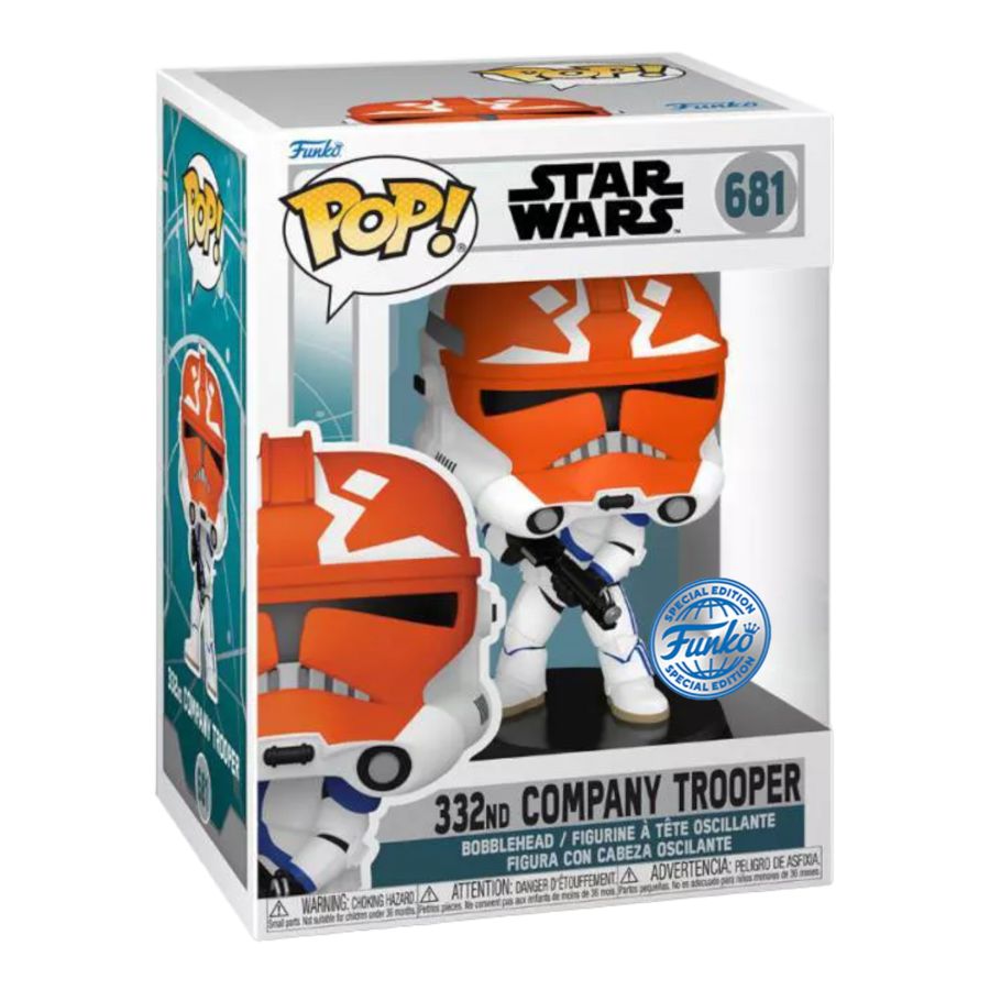 Funko: Star Wars: Ahsoka (TV) - 332nd Company Trooper US Exclusive Pop! Vinyl